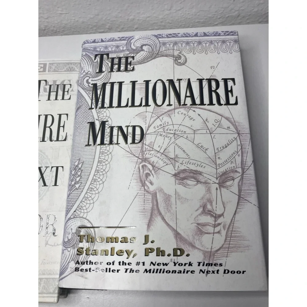 Millionaire Next Door & Millionaire Mind TWO Hardback Books Thomas J. Stanley